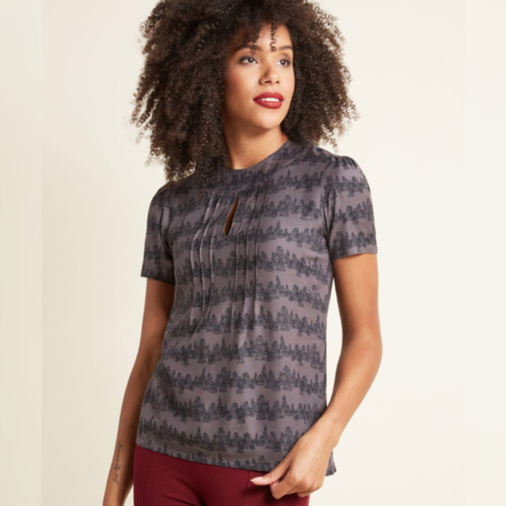 Modcloth Yard Work and Dedication top